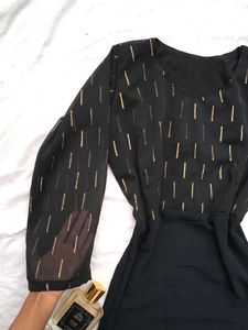 Corset Back Long Partywear Kurti 🖤