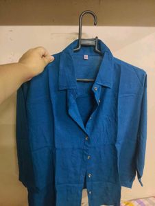 Teal Blue Shirt For Your Everyday Look
