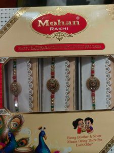 Beautiful Rakhi Set(75/- Per Set)