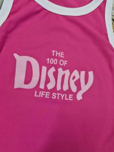 DISNEY PINK CROP TANK TOP