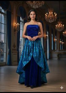 Elegant Blue Gown