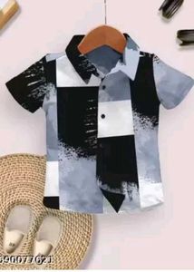 Boys Graphic Print Shirt