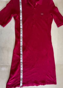 Pink Lacoste Polo Dress