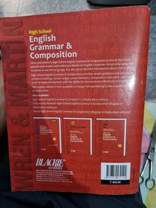 English Grammer And Composition