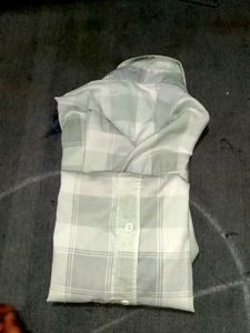 Checkered Button-Down Shirt