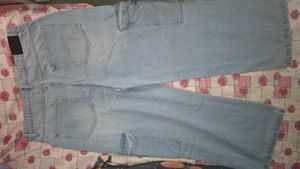 Light Wash Cargo Jeans