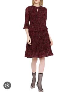 lilatin quarters Floral Print Pleated Dress
