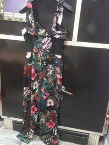 Floral Print Jumpsuit