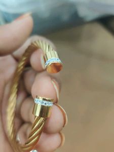 Anti Tarnish Gold Adjustable Kada