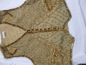 Selling Silk Crop Top Or Blouse With Heavy Work