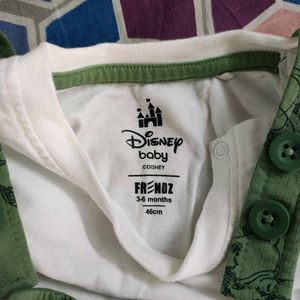 Full Sleeve Tshirt And Dungaree Set