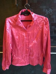 Vintage Satin Shirt For Women
