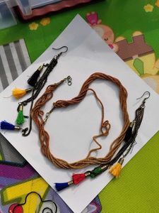 Colorful Tassel Jewelry Set