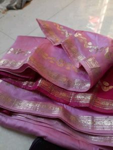 Dual Shade Pure Banarasi Silk Saree