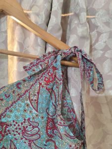 Floral Print Tie-Up Dress