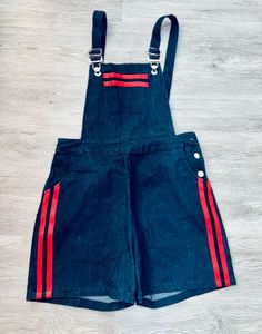 Denim Dungaree/Short Above Knee Length