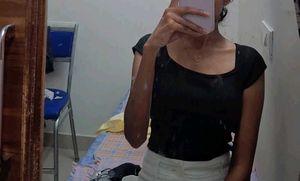 Black Square Neck Top