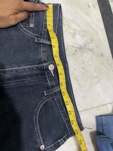 Off Black Straight Jeans