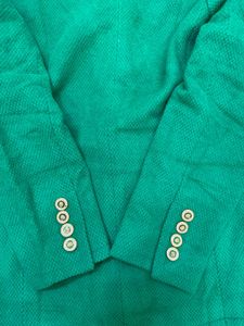 Chic Green Blazer - Bust Fit Upto 38