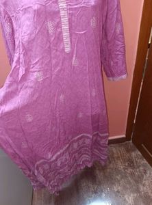 Xl Avaasa Lavender Pinkish  Kurta