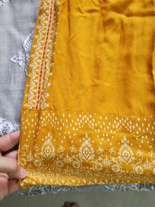 Elegant Yellow Anarkali Kurta