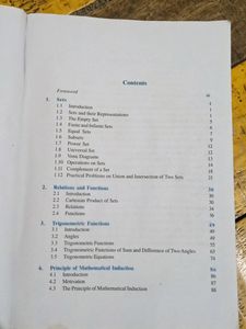 Class 11th Maths Book English Medium