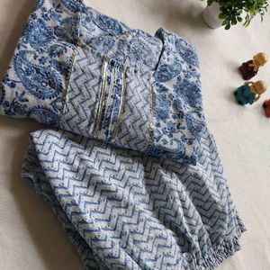 Printed Kurta Set