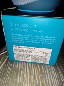 Brand New Alexa 4th Generation With Clock