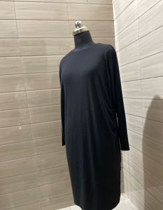 H&amp;M Knit Black Long Sleeve Dress