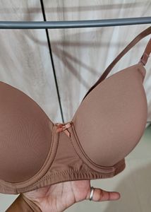 Zivame Designer Pink Lace Padded Bra