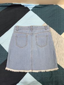 Denim Mini Skirt