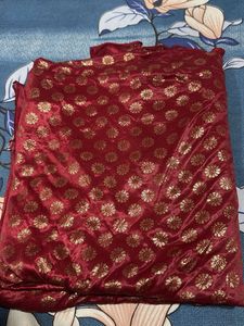 Red & Gold saree