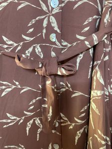 Floral Print Shirt Dress