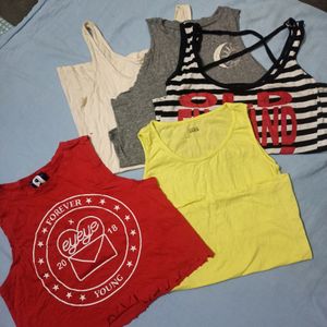 Combo Of 5 Summer Half Sleeves