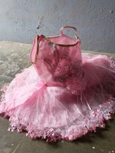 pink Princess Fancy Pari Frock & Dress