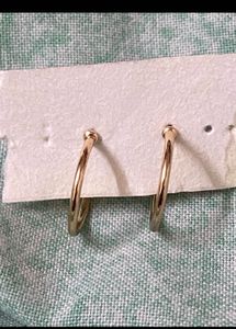 Kundan Statement Hoop Earrings N Mini Studs