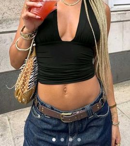 Black Halter Top Savana