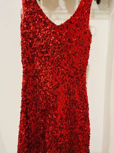 Shimmer Red Dress