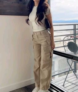 Khaki Cargo Pants
