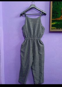 Fabulous Grey Jumpsuit For Girls And Women&#39;s