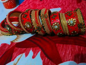 Red Bridal Chura Bangles