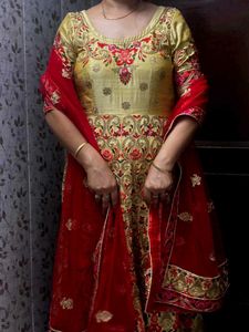 Elegant Embroidered Anarkali Suit