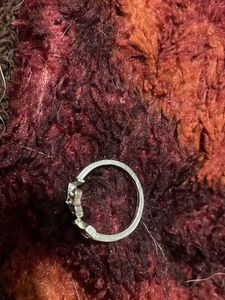 Love Ring with Diamond Heart
