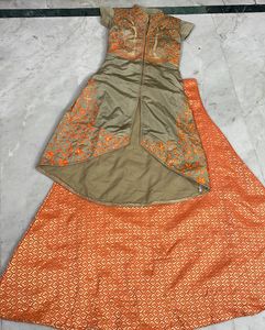 Skirt And Kurti Set