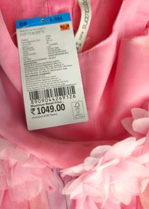 Pantaloons Baby Pink Party Frock Ideal For Gifting