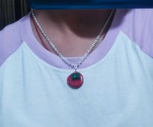 Silly Tomato Pendant Necklace