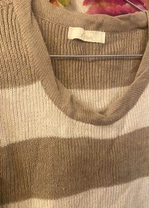 Striped Knit one piece sweater