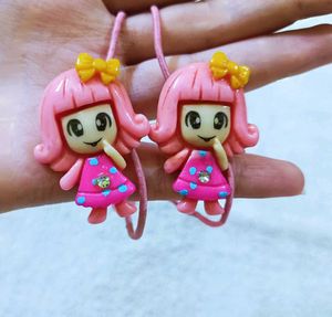 Cute Doll Hair Ties (Set of 2)