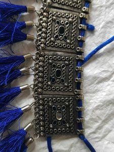 Royal Blue Tassel Necklace 💙