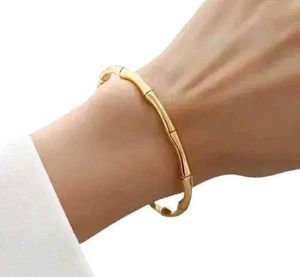 Bamboo Design Bracelet Kada